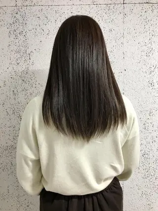 セミロング カラー パーマ KOOKI スティードトーキョーのヘアスタイル