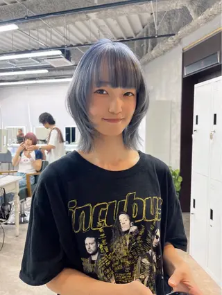 ミディアム カラー limit ユイカ/ ハイトーンカラー💫のヘアスタイル