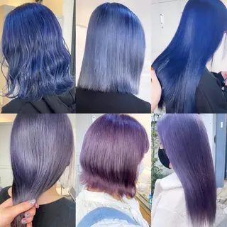 ミディアム カラー 渋谷ケアブリーチ Suuのヘアスタイル