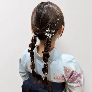 ロング ヘアアレンジ ヘアセット・アレンジ 🌷Kasumi🌷のヘアスタイル