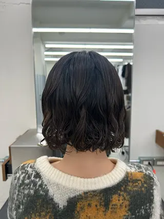 ショート パーマ ロングパーマ/パーマ /表参道/aobaのヘアスタイル