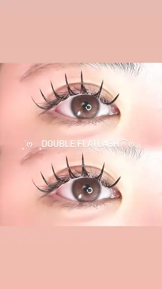 マツエク・マツパ 。ꕤ°₊sakura 束感まつ毛⊹𓈒✿のマツエク・マツパデザイン