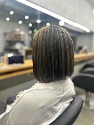 ミディアム N/デザインカラー 🌿ナギのヘアスタイル