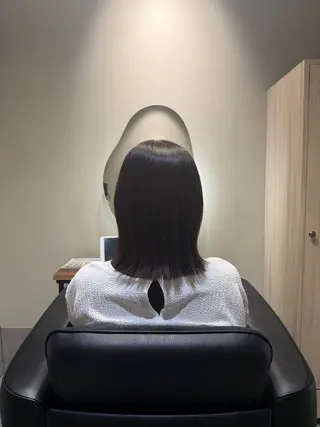 ロング 博多美容室NAVY 橋本心縮毛矯正のヘアスタイル