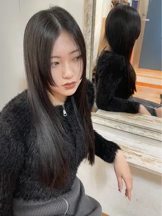 ロング 園田 渉 ◤SHIKIO◢のヘアスタイル