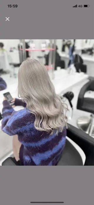 ロング ‎🤍札幌ハイトーン 🤍シンゴのヘアスタイル