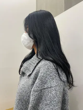 ロング カラー 韓国好き🇰🇷 美容師MIKUのヘアスタイル
