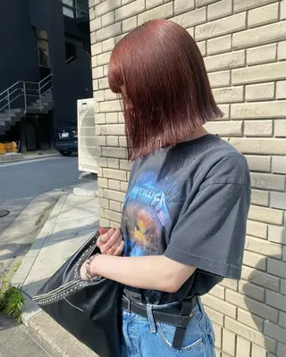 ミディアム qpula クプラのヘアスタイル