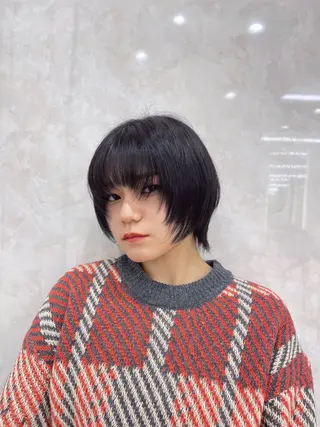 ショート カラー ショート/似合わせ/ 透明感カラー古市唯人のヘアスタイル