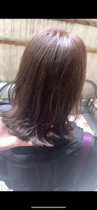 ミディアム カラー ご新規様限定 透明感カラーKANAのヘアスタイル