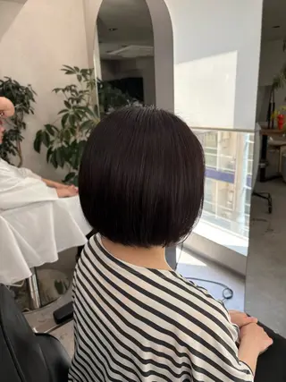 ショート カラー ショート/ボブ/ 暗髪カラー🌿神永のヘアスタイル