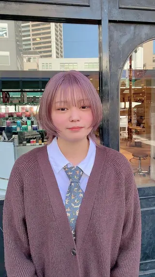 ミディアム カラー Takahashi Yuriのヘアスタイル
