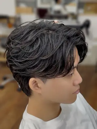 パーマ メンズ Rikito .のヘアスタイル