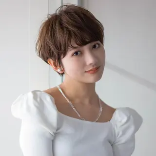 ショート パーマ 浅沼 ゆいのヘアスタイル