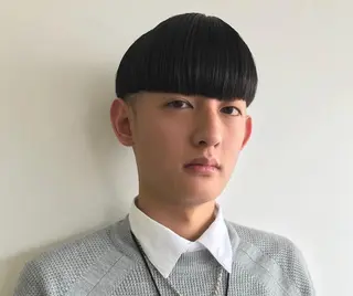 ショート メンズ専門ブリー チカラー⚡️リュウジのヘアスタイル