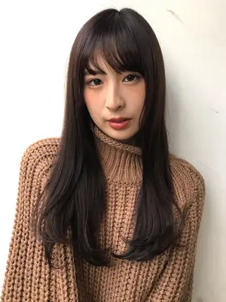 セミロング カラー 🌷小野田 睦🌷のヘアスタイル