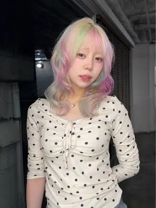 ミディアム ゆめか🦋 /似合わせカラー💖のヘアスタイル