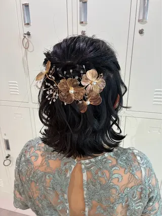 ショート ヘアアレンジ いなだ さくらのヘアスタイル