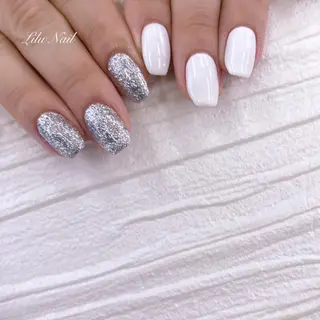 ネイル モチの良さ◉ フィルインネイル♡のネイルデザイン
