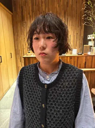 ミディアム 柏葉 南斗のヘアスタイル