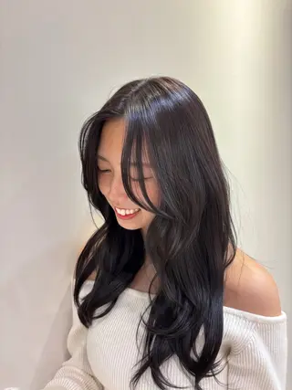 ロング カラー 🫧透明感・艶カラー miyu🫧のヘアスタイル