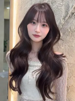 ロング カラー 髪質改善/韓国ヘア /透明感カラー🧸のヘアスタイル