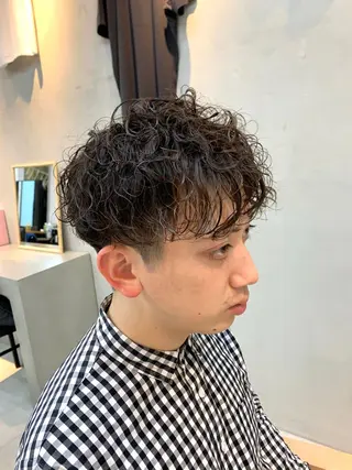 ショート パーマ メンズ 似合わせショート×透 明感/やじまたかしのヘアスタイル