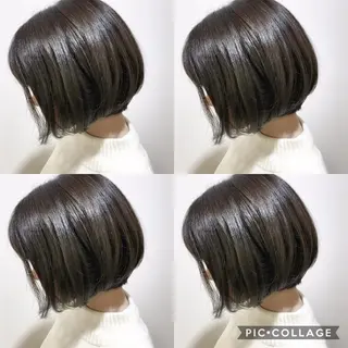 ショート カラー 海外風レイヤーカット 👑店長 平松 由のヘアスタイル