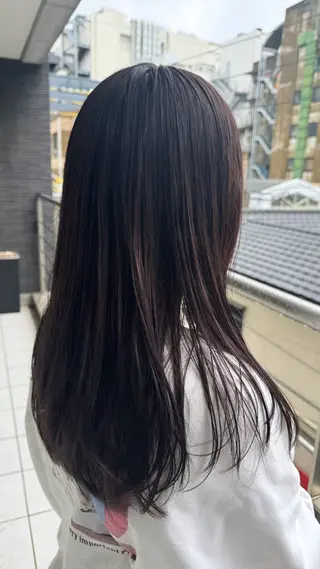 セミロング カラー 椎葉 祐也のヘアスタイル