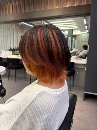 ショート カラー 髪質改善⭐️透明感 カラー🤍ゆうが🤍のヘアスタイル