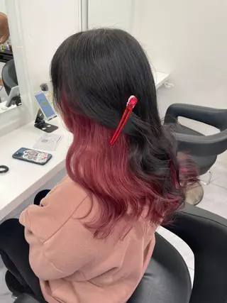 ロング カラー ヘアアレンジ 💗横浜美容室 💗HARUNAのヘアスタイル