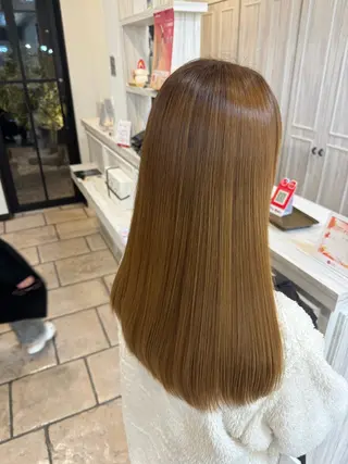 ロング カラー Yamaoka Mikuのヘアスタイル