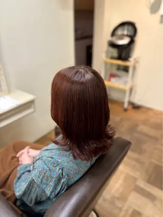 ミディアム 古川 心のヘアスタイル