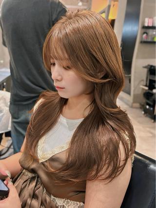 ロング カラー 透明感カラー✖️ 似合わせカット／店長のヘアスタイル
