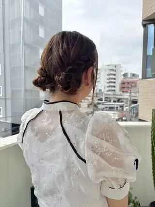 セミロング ブリーチなし透明感/ 韓国/平塚のヘアスタイル