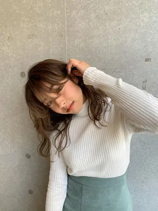 セミロング レイヤー🍒ショート 🤎店長anju🪽のヘアスタイル