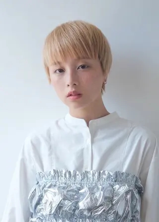 ショート MODEK’s まこ 暖色カラー/艶カラーのヘアスタイル