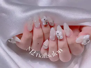 ネイル 長さだし専門店 M2 rikaのネイルデザイン