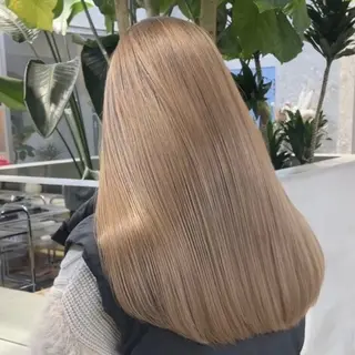 ロング ハイトーン/ベージュ /流星💫のヘアスタイル