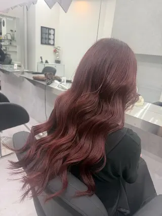 カラー 青塚 心優のヘアスタイル