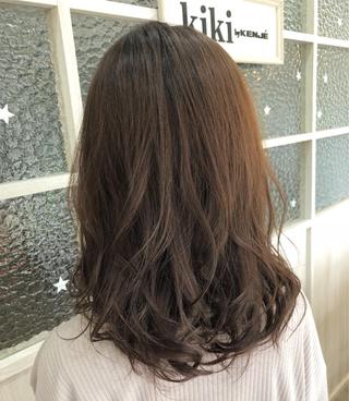 セミロング 植田 敬太のヘアスタイル