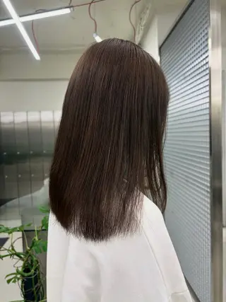 ミディアム カラー ロングパーマ/パーマ /表参道/aobaのヘアスタイル