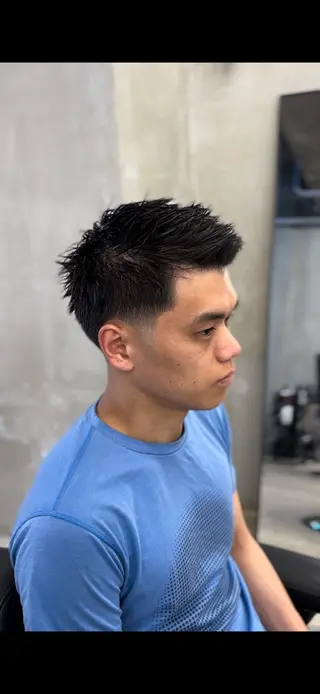ショート メンズ 矢崎 裕哉のヘアスタイル