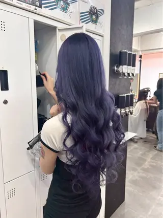 ロング カラー 🌺U-topia 🌺井出萌菜🌺のヘアスタイル