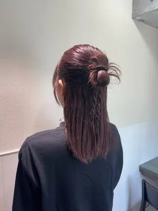 ミディアム 表参道/アレンジ💐 /艶カラー/kahoのヘアスタイル