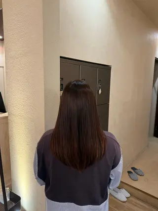 ミディアム care'A 廣瀬のヘアスタイル