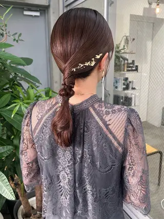 ヘアアレンジ 🍊千葉 未来🍊店長のヘアスタイル