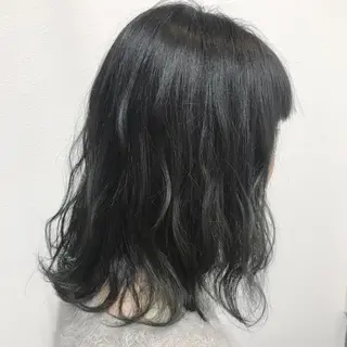 ミディアム カラー ヘアアレンジ GiseL天神カラー 髪質改善/ブリーチのヘアスタイル
