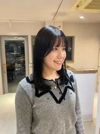 ミディアム カラー 【仙川】 セリナ‎のヘアスタイル