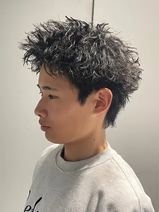 ショート パーマ 🔱メンズパーマ特化 🔱山下和輝のヘアスタイル
